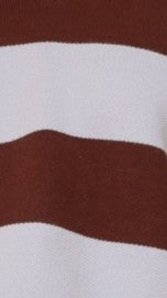 Kodi Sweater - Blue/Brown Stripe