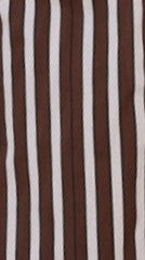 Arli Shorts - Brown/White Stripe