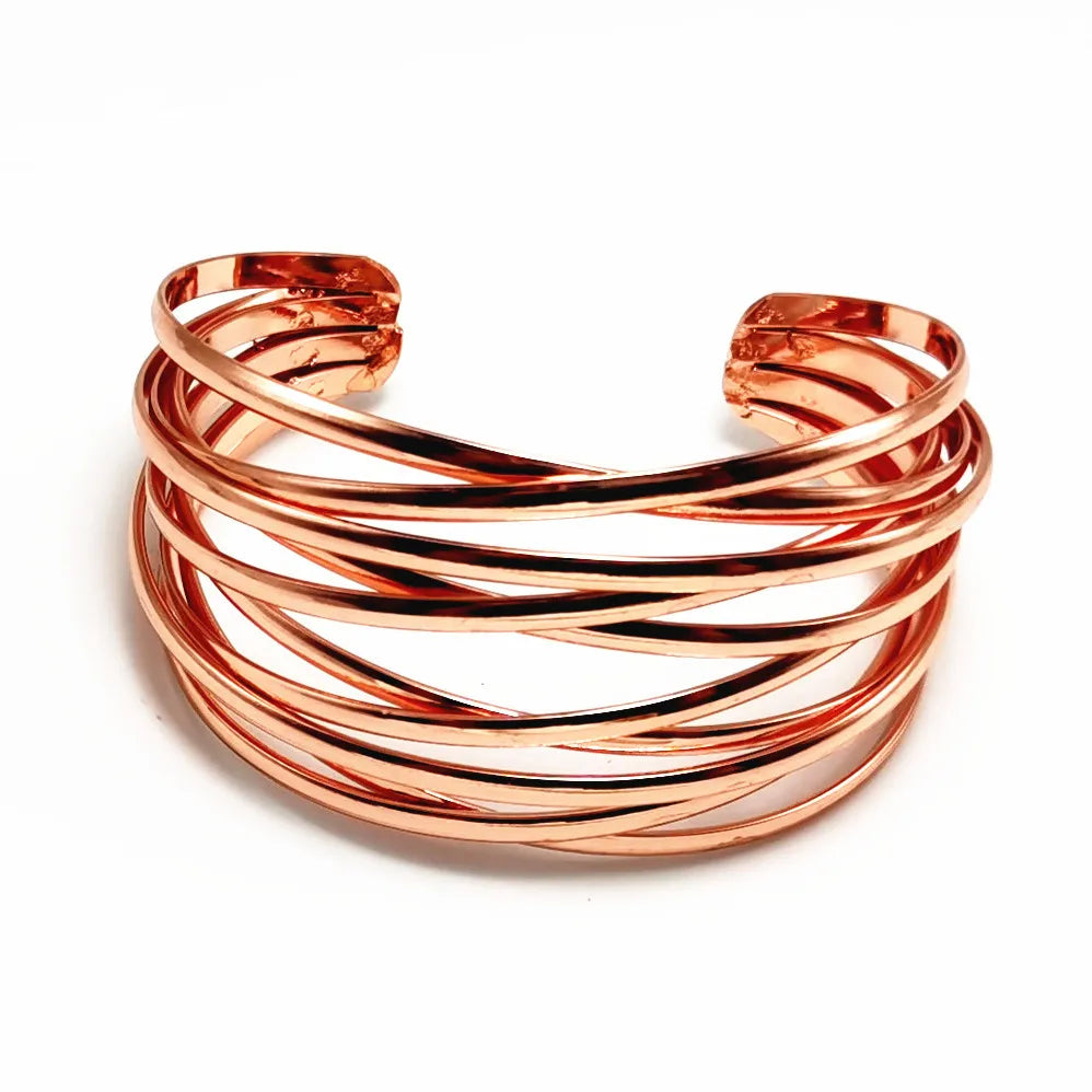 Stacked Thin Cuff Bracelet