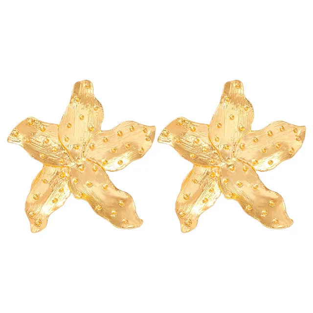 Assorted Design Gold Plated Earrings