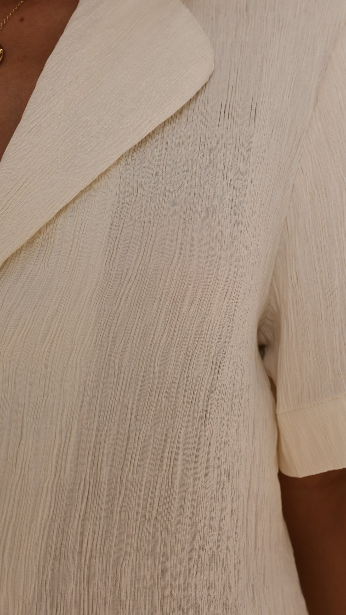 Razi Button Up Shirt - Ivory