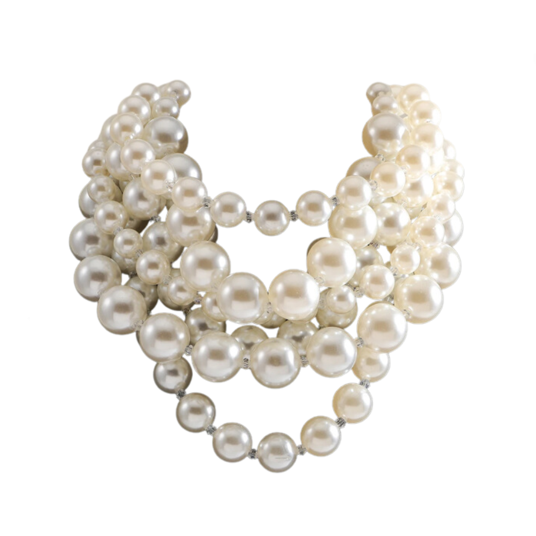 Pre Order: Bohemian Handmade Beaded Multilayer Pearl Necklace