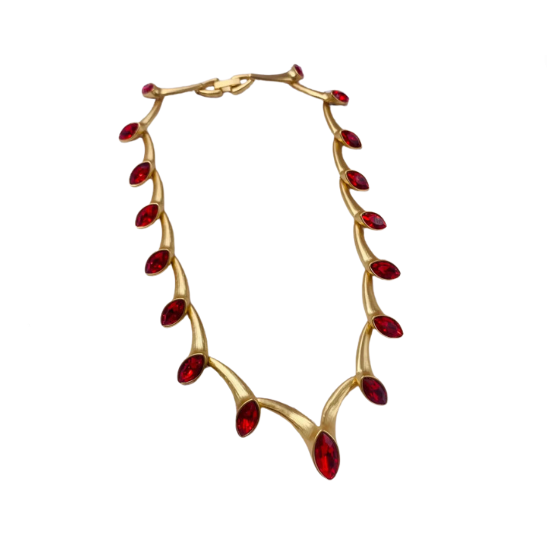 Water Droplet Diamond Necklace