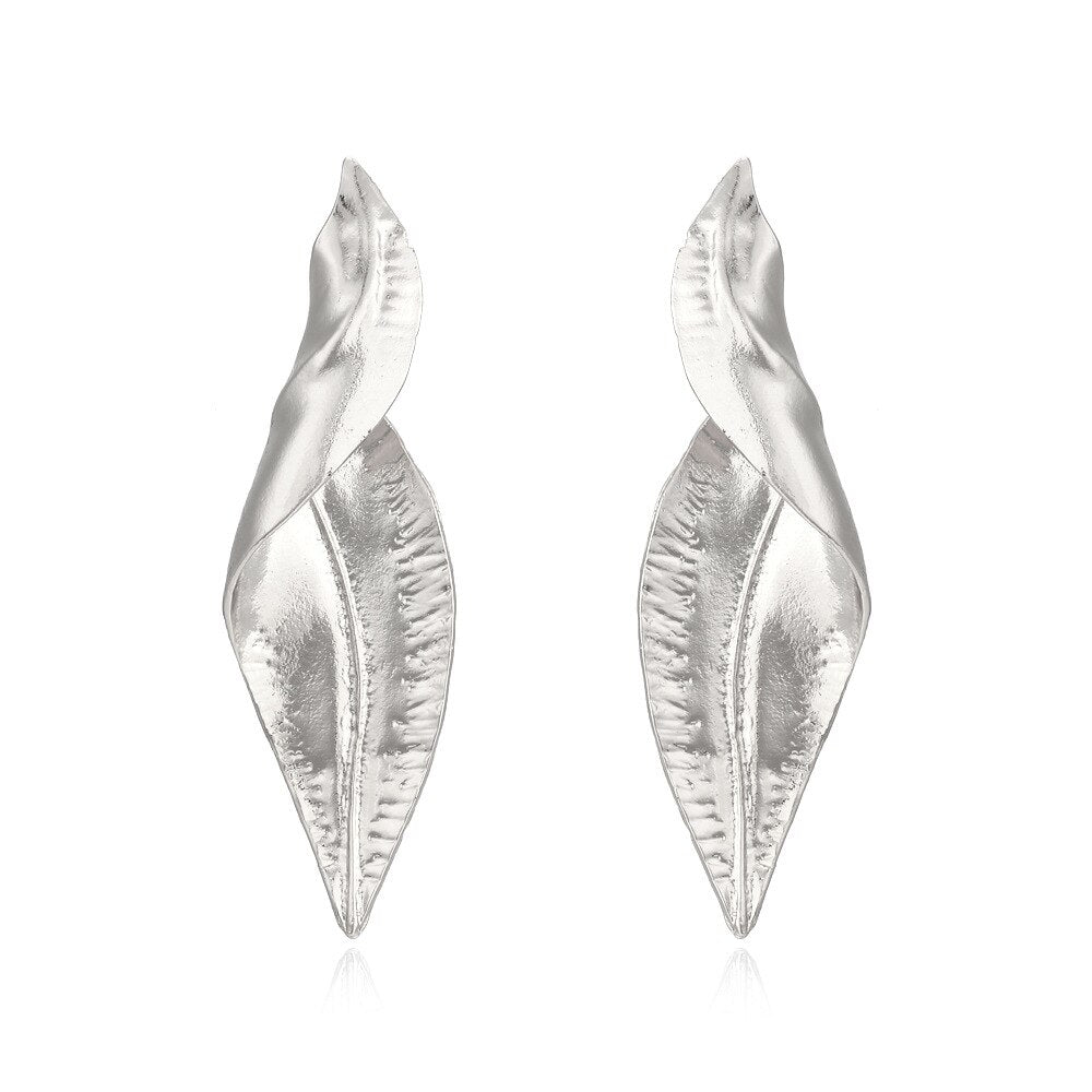 Twisted Leaf Earrings