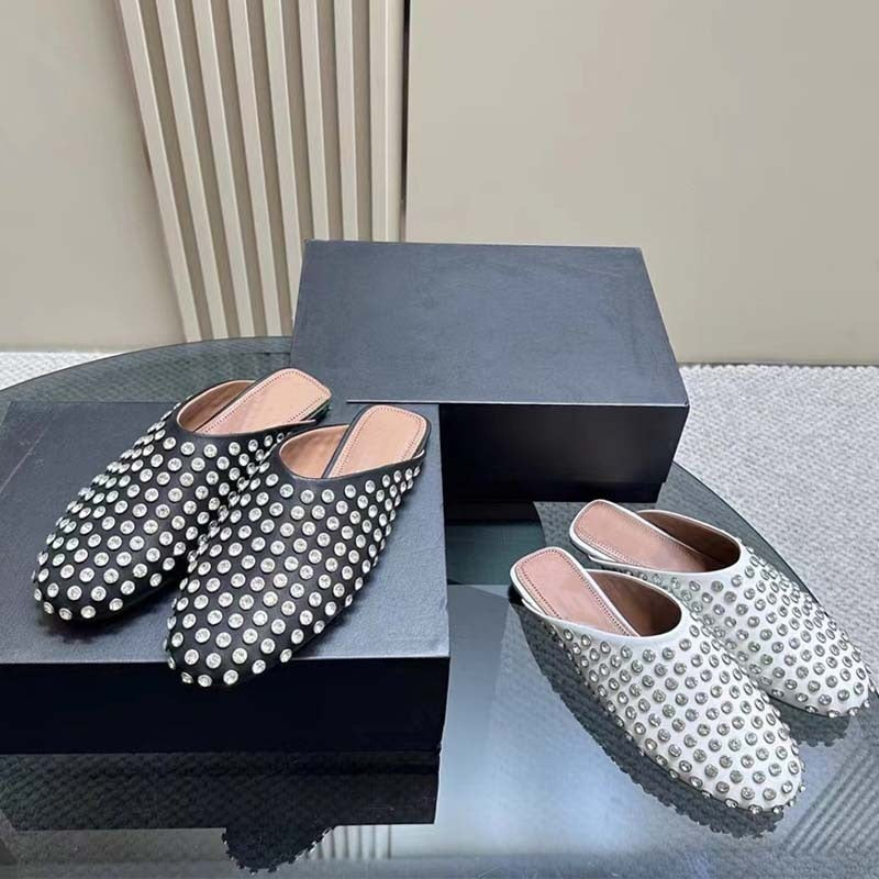 Casual Rhinestone Rivet Wrapped Head Sandals