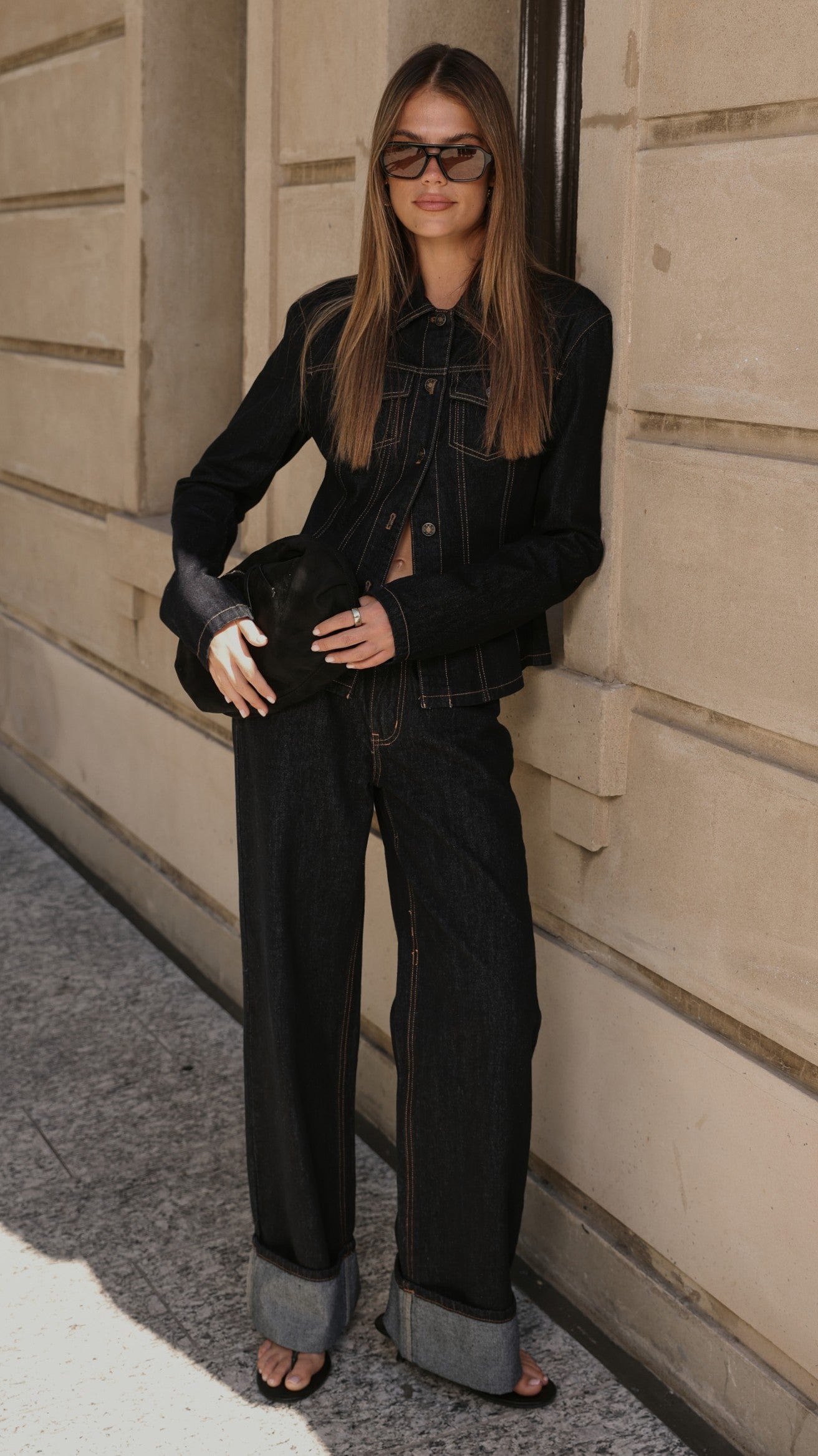 Top Model Cuffed Jean - Indigo