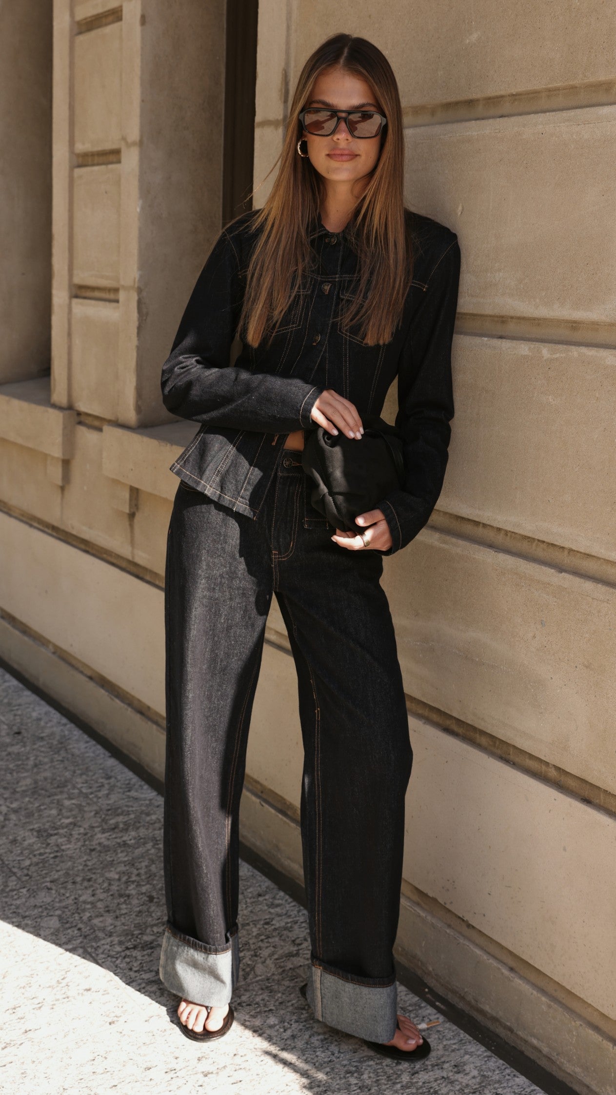 Top Model Cuffed Jean - Indigo