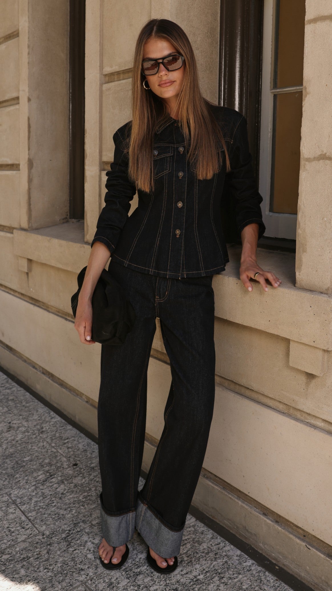 Top Model Cuffed Jean - Indigo