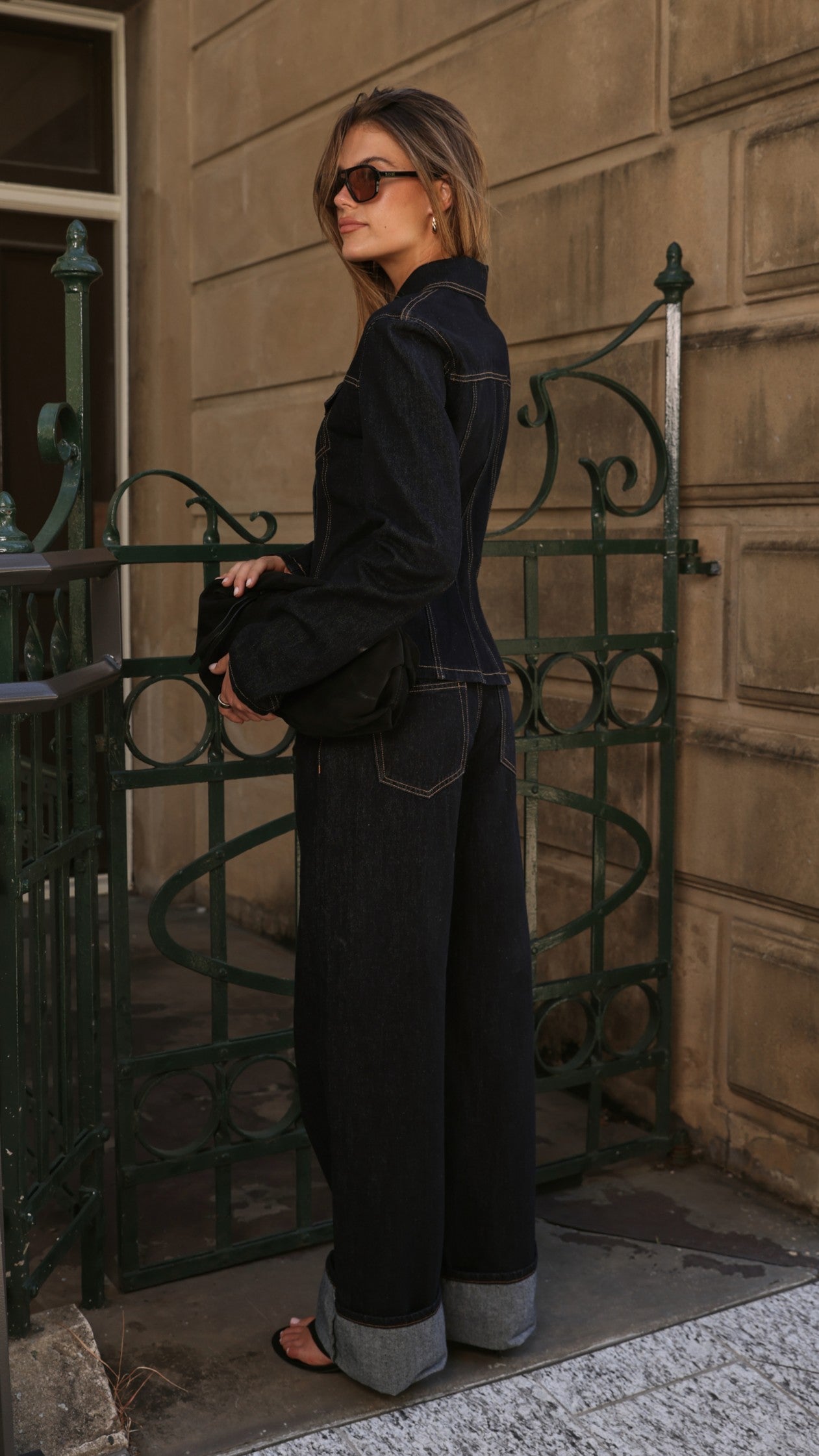 Top Model Cuffed Jean - Indigo