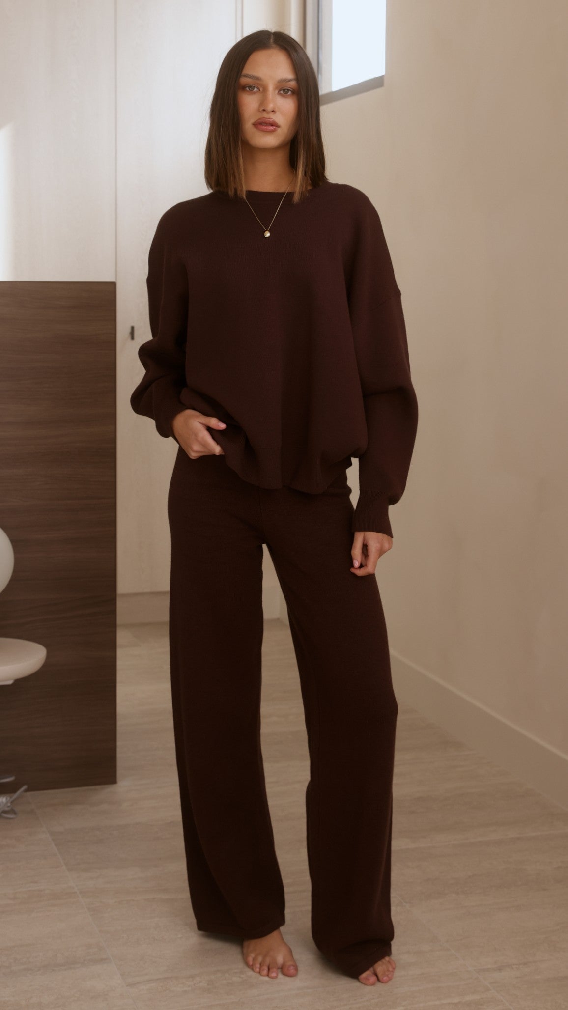 Celeste Sweater - Chocolate