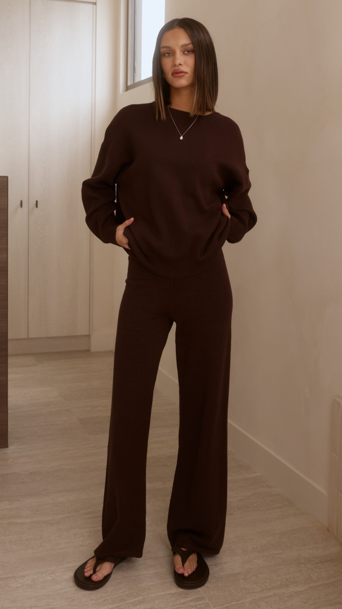 Celeste Sweater - Chocolate