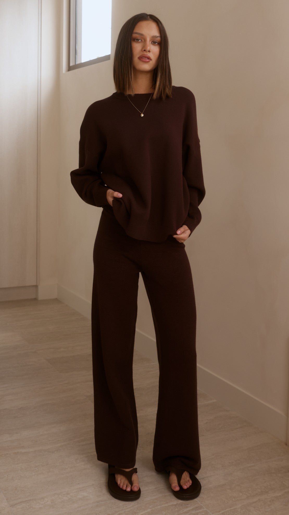Celeste Sweater - Chocolate