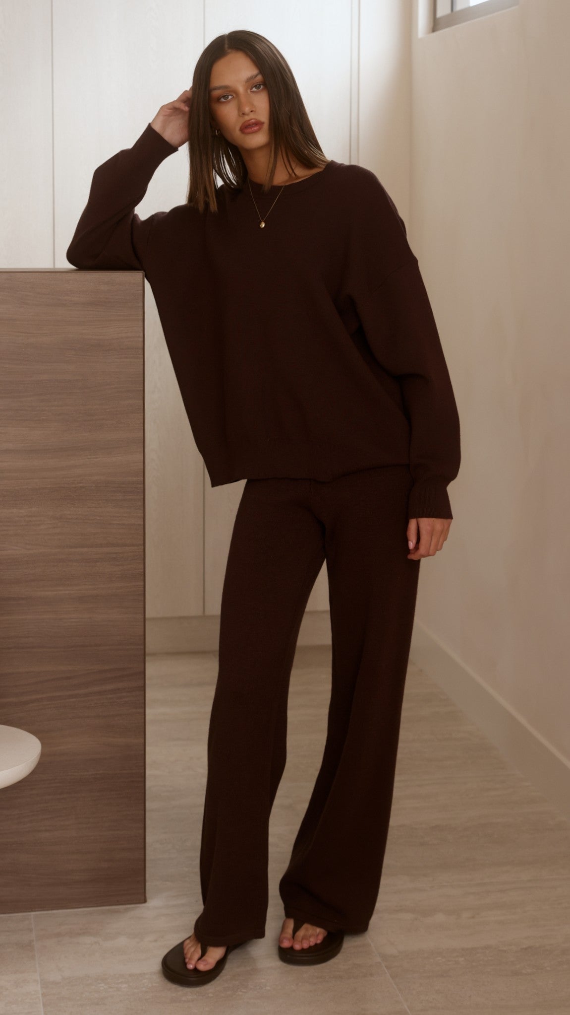 Celeste Sweater - Chocolate