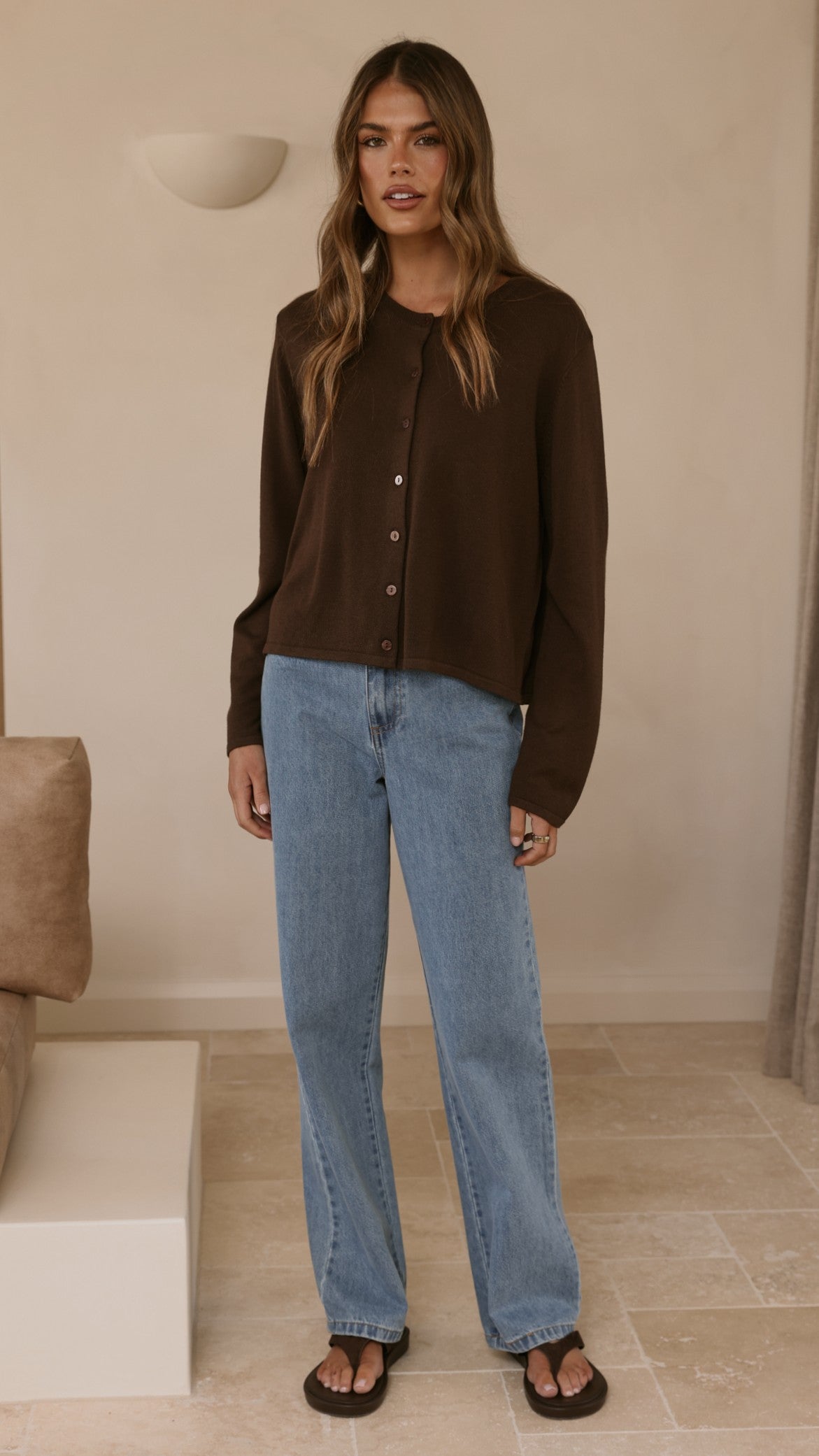 Lydia Cardigan - Chocolate