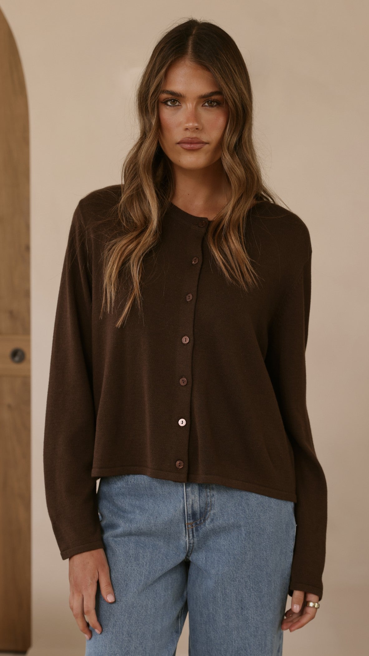 Lydia Cardigan - Chocolate