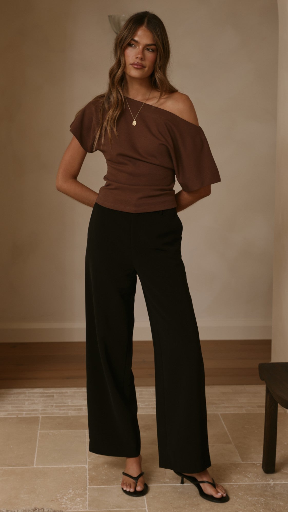 MVN Ady Wide Leg Pants - Black