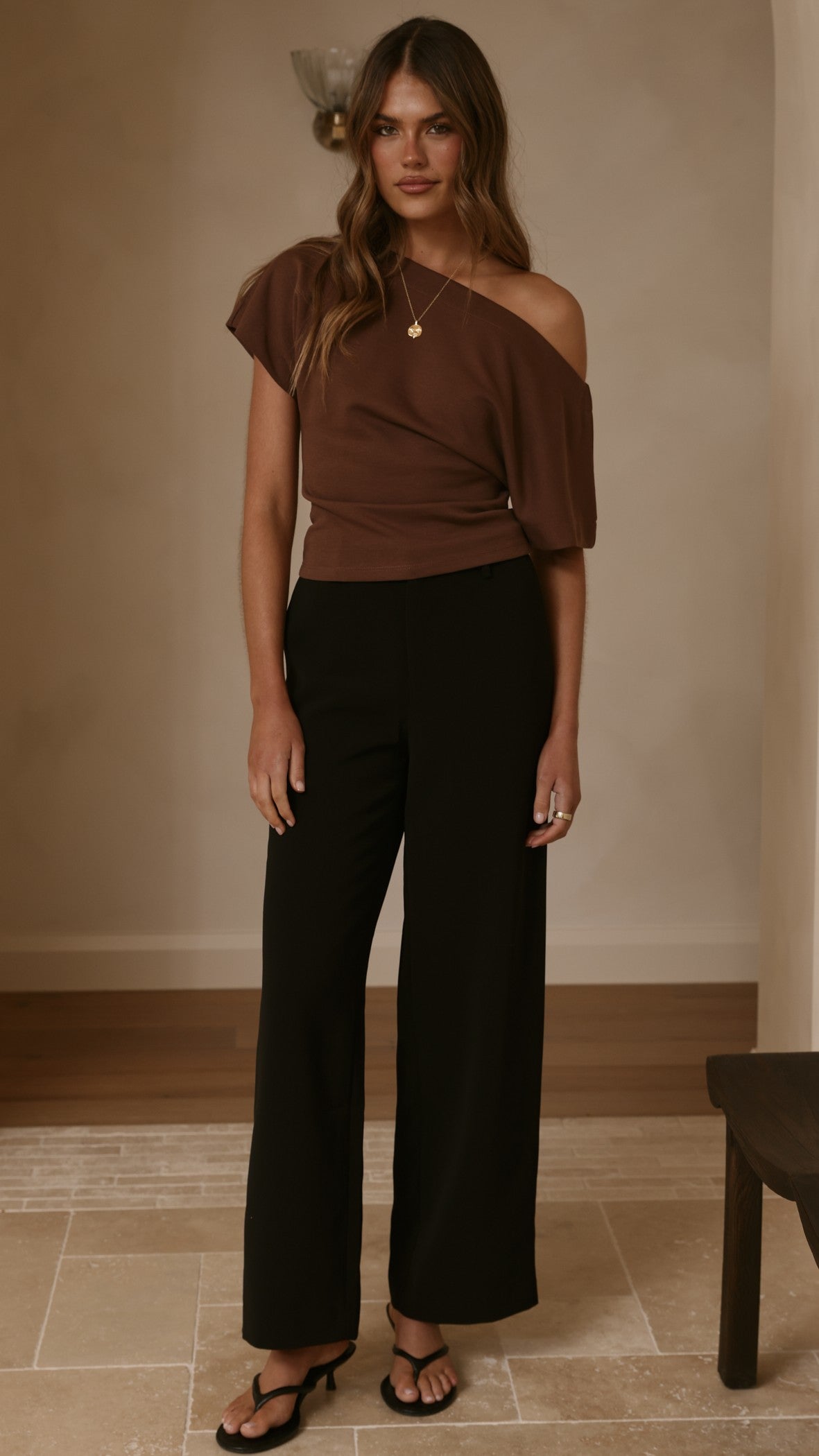 MVN Ady Wide Leg Pants - Black