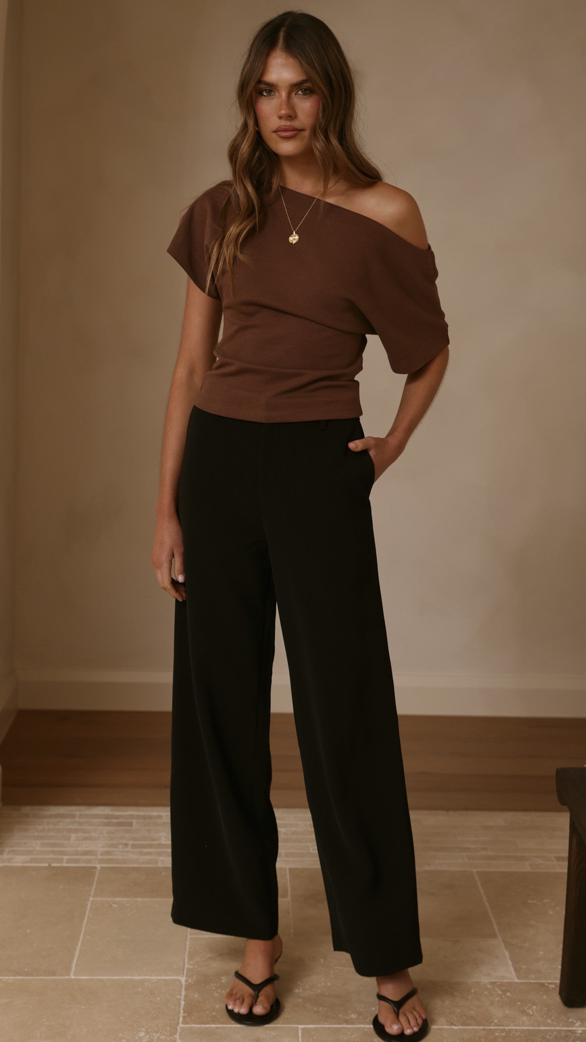 MVN Ady Wide Leg Pants - Black
