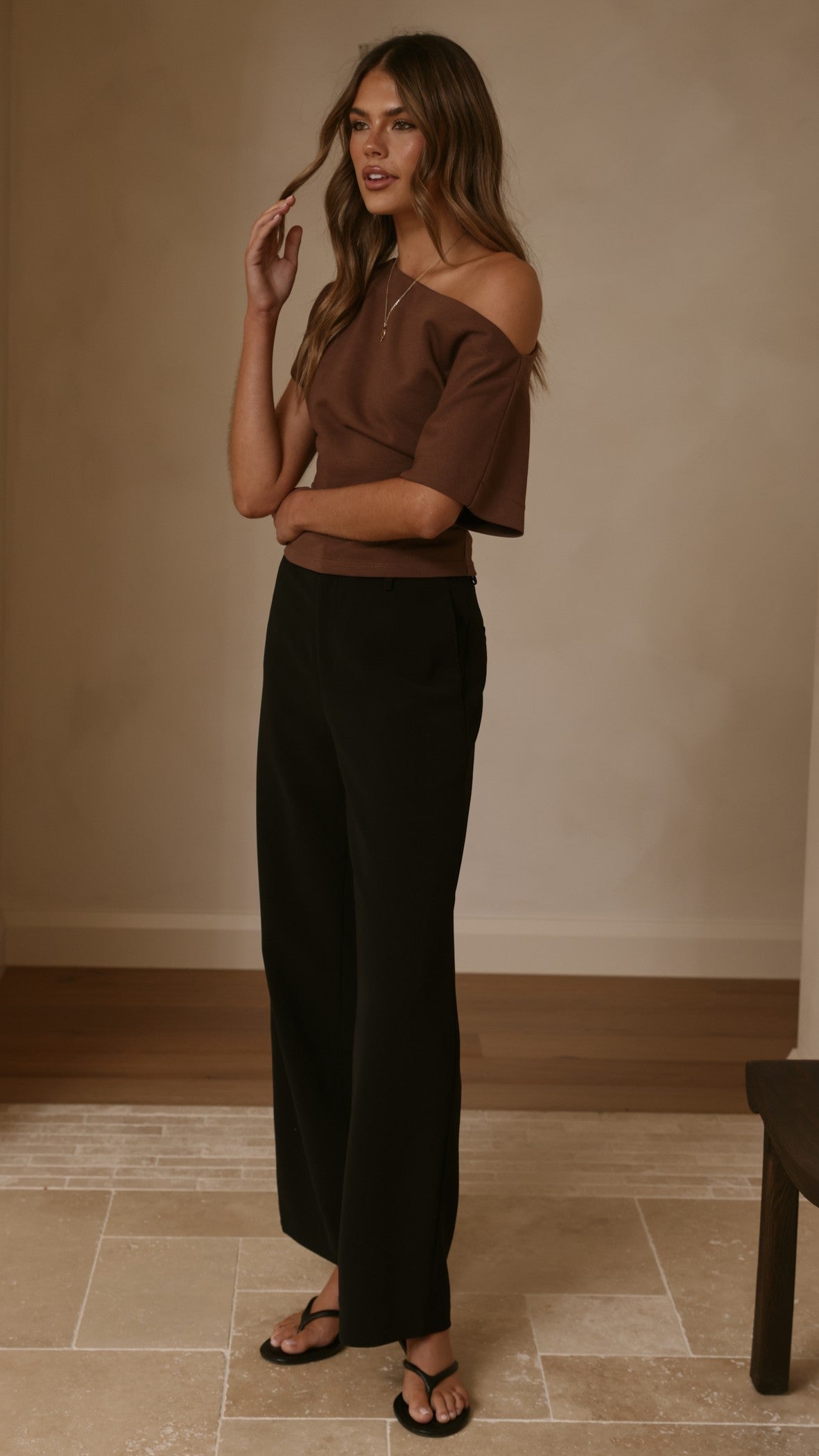 MVN Ady Wide Leg Pants - Black