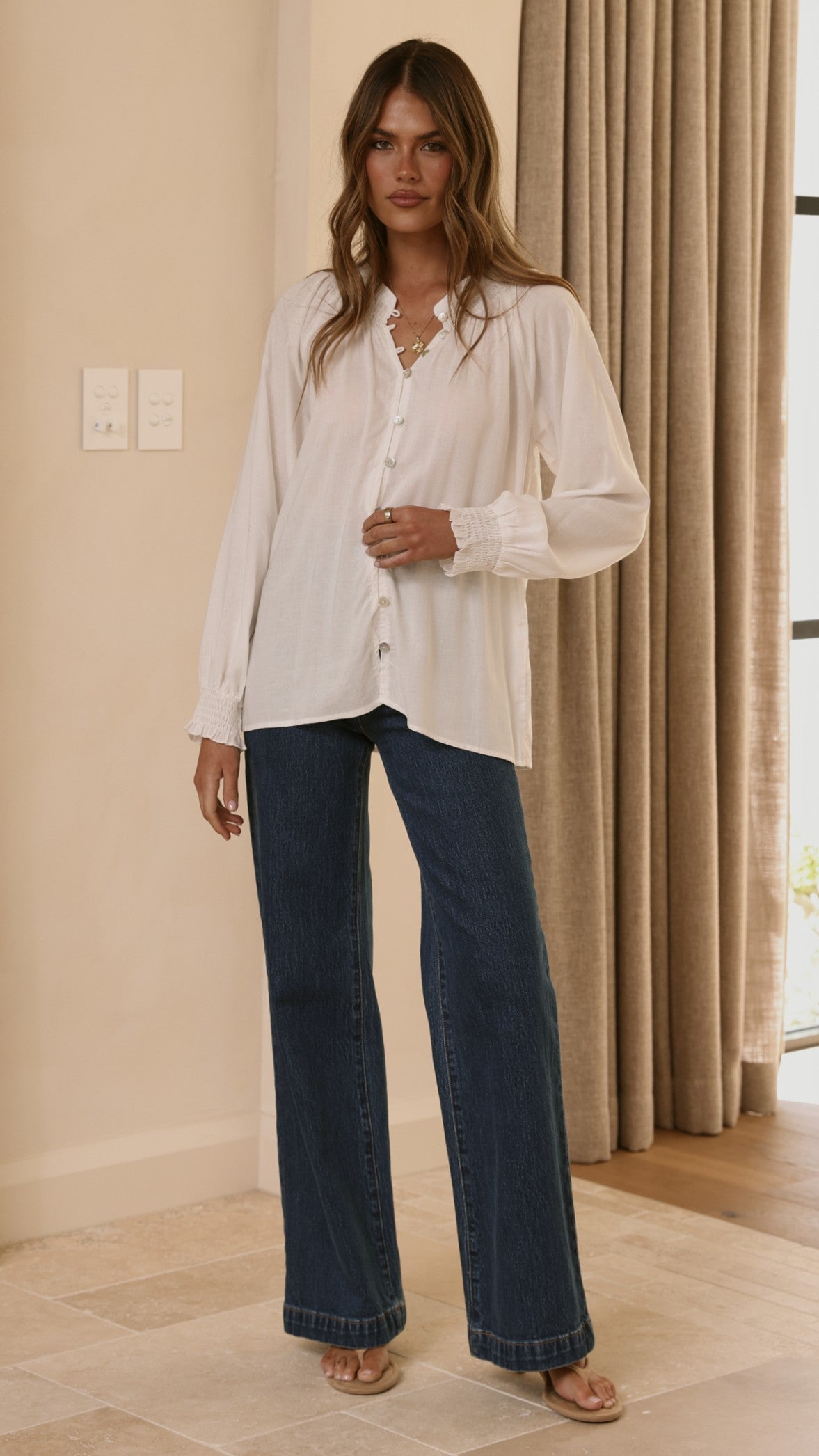Solana Top - White