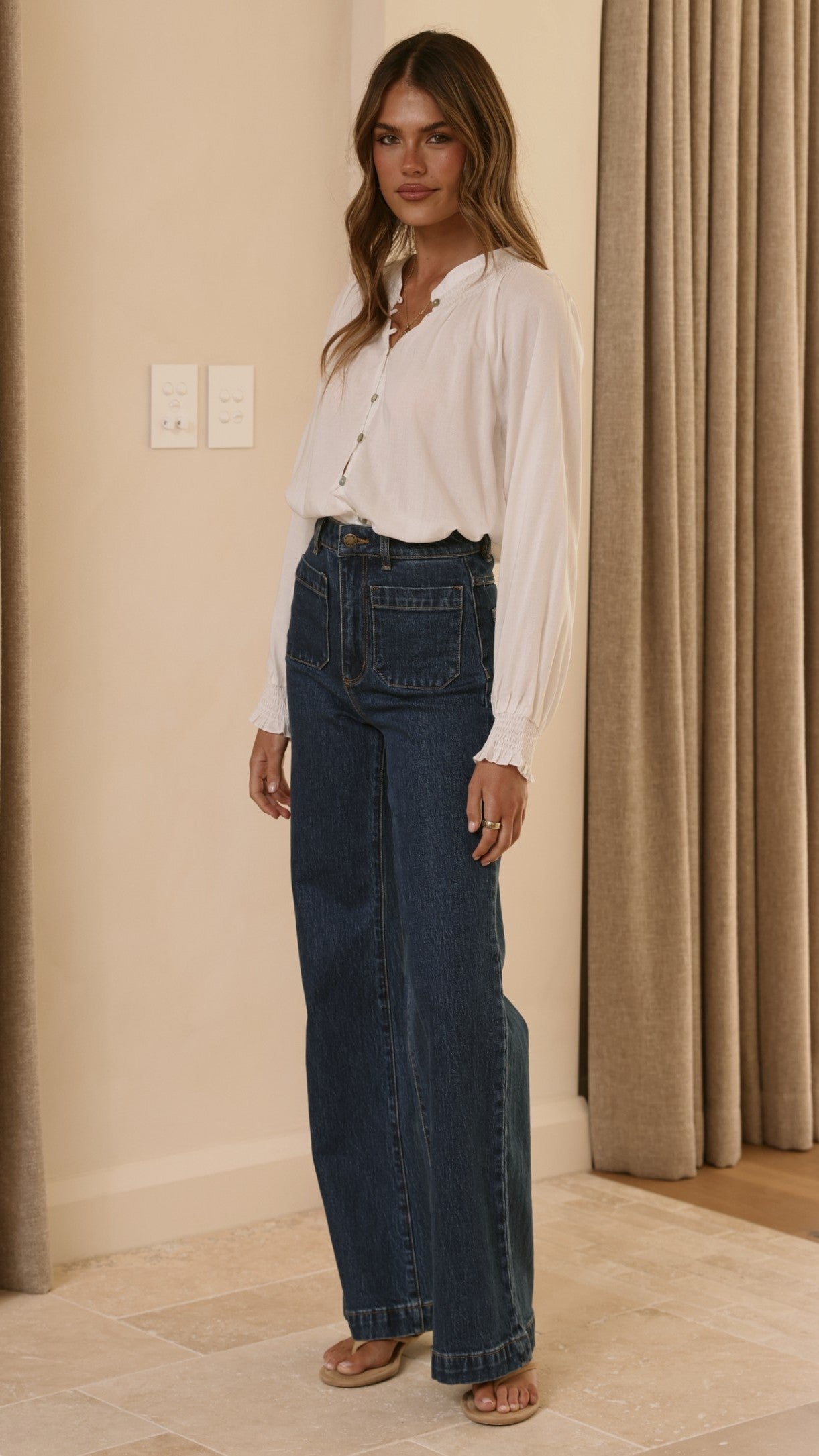 Solana Top - White