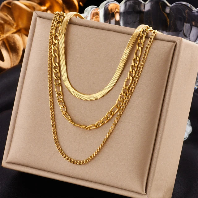Assorted 18K Gold Plated Necklaces