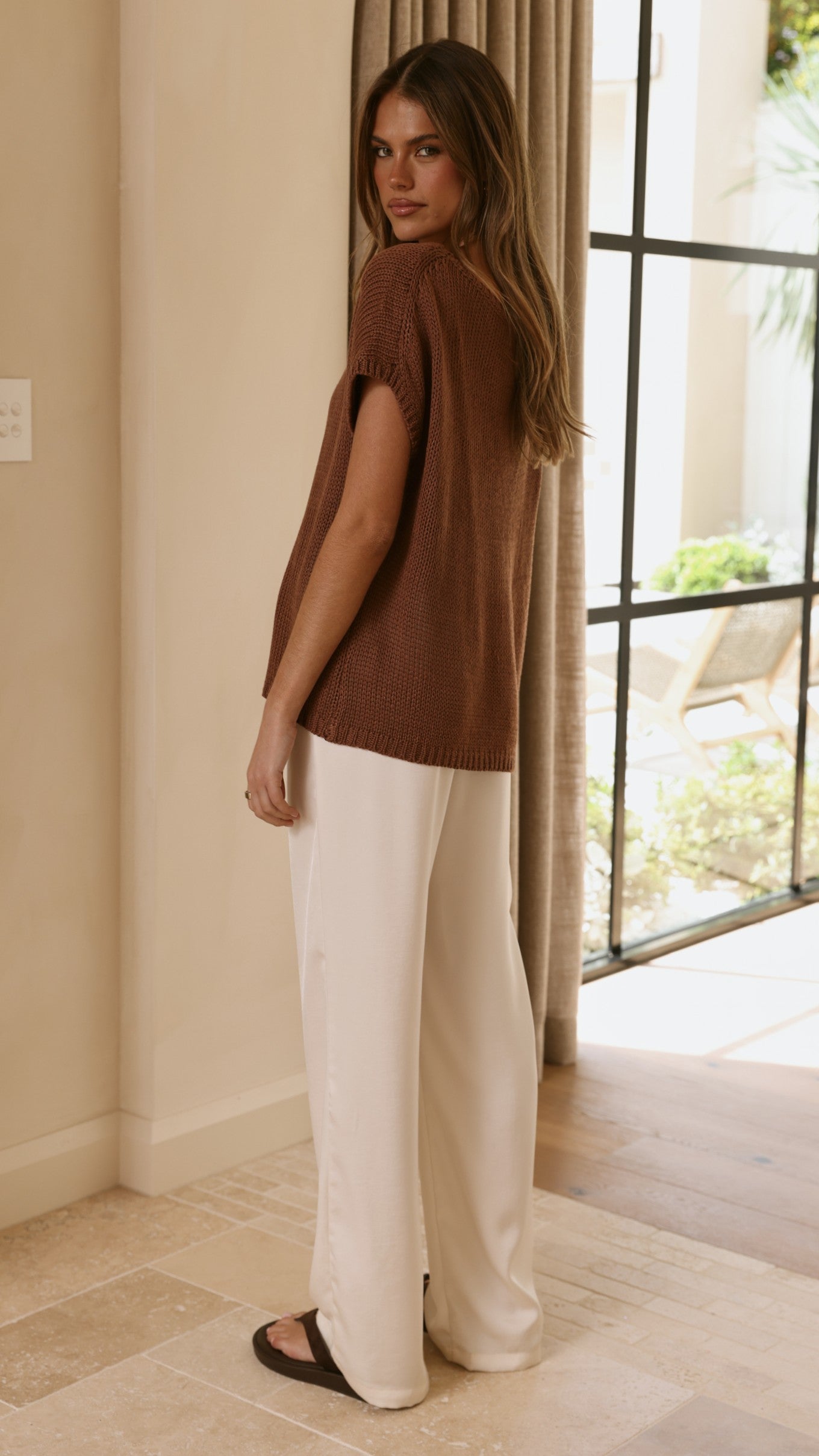 Sophia Top - Chocolate