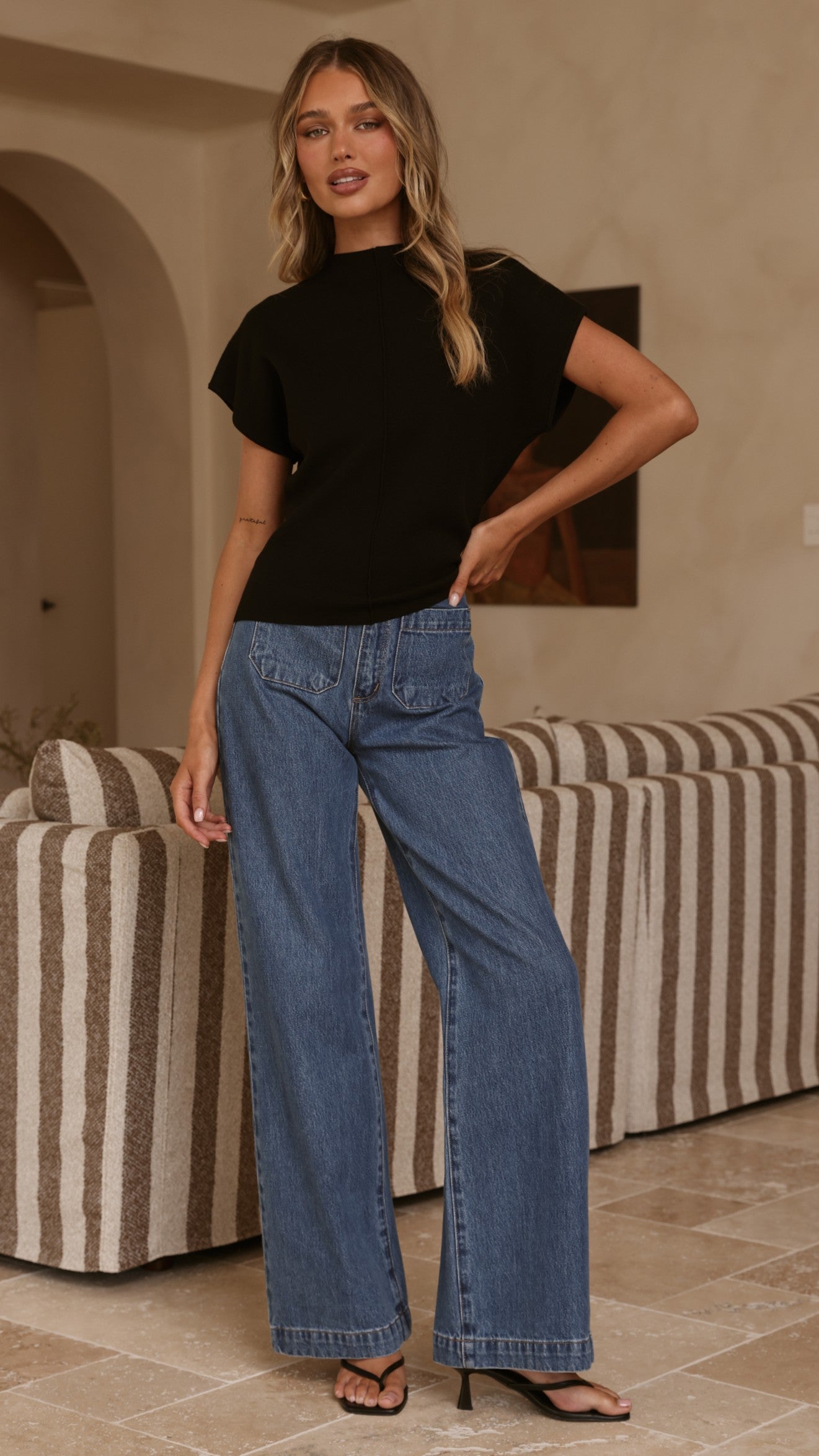 Shiloh Knit Top - Black