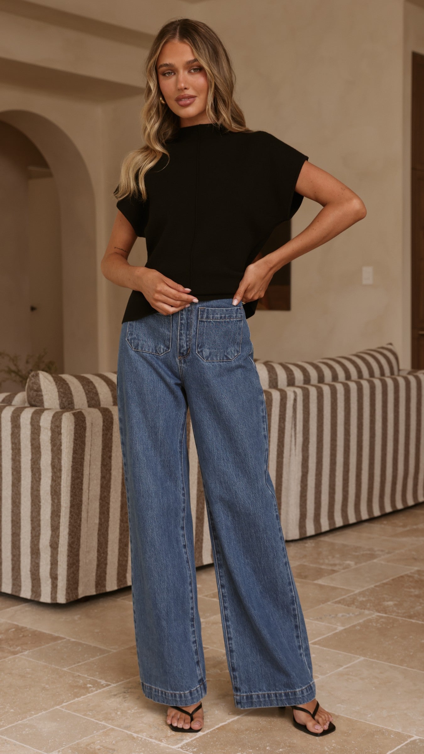Shiloh Knit Top - Black