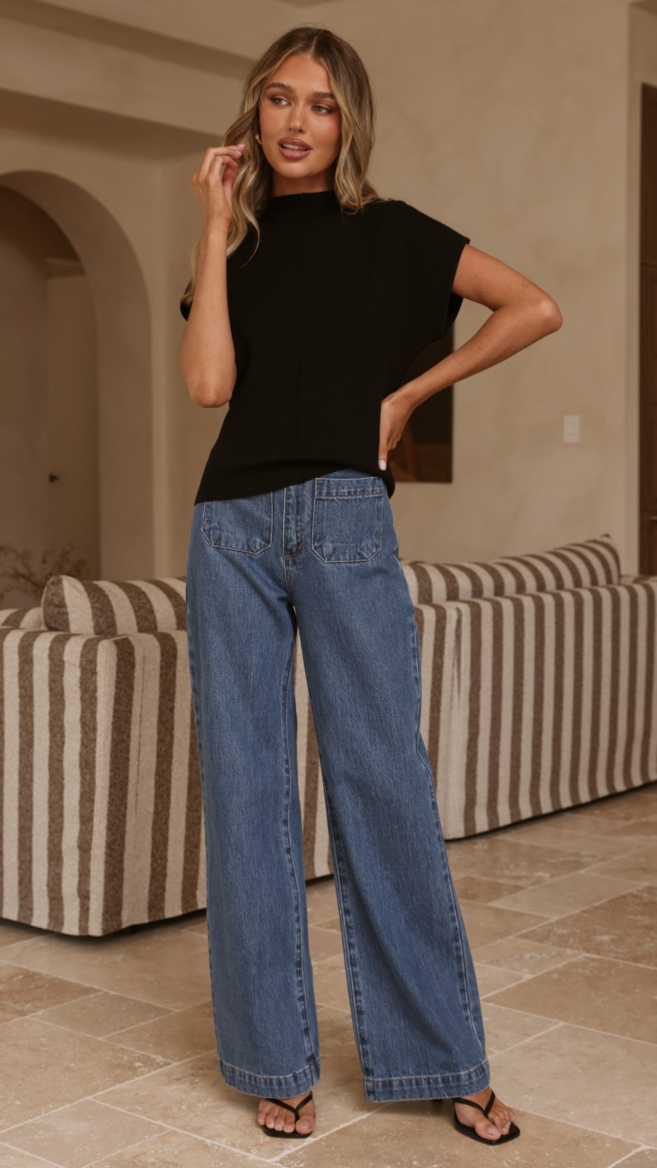 Shiloh Knit Top - Black