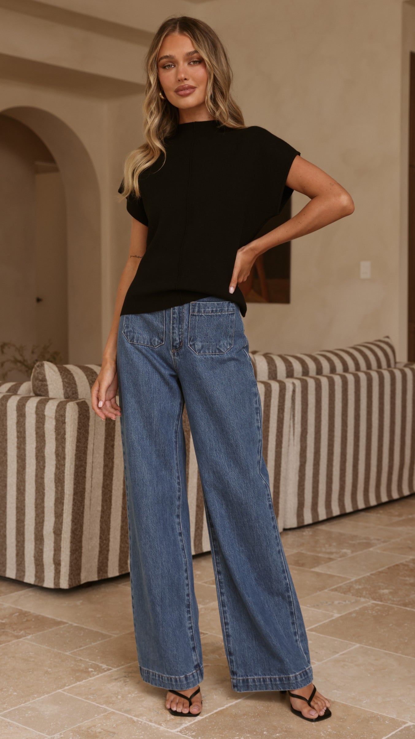 Shiloh Knit Top - Black
