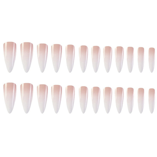 Gradient Long Drop-Shaped Nail Patch