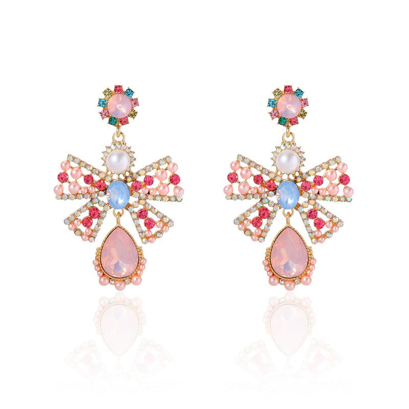 Pre Order:  Boho Alloy Pearl Stud Earrings
