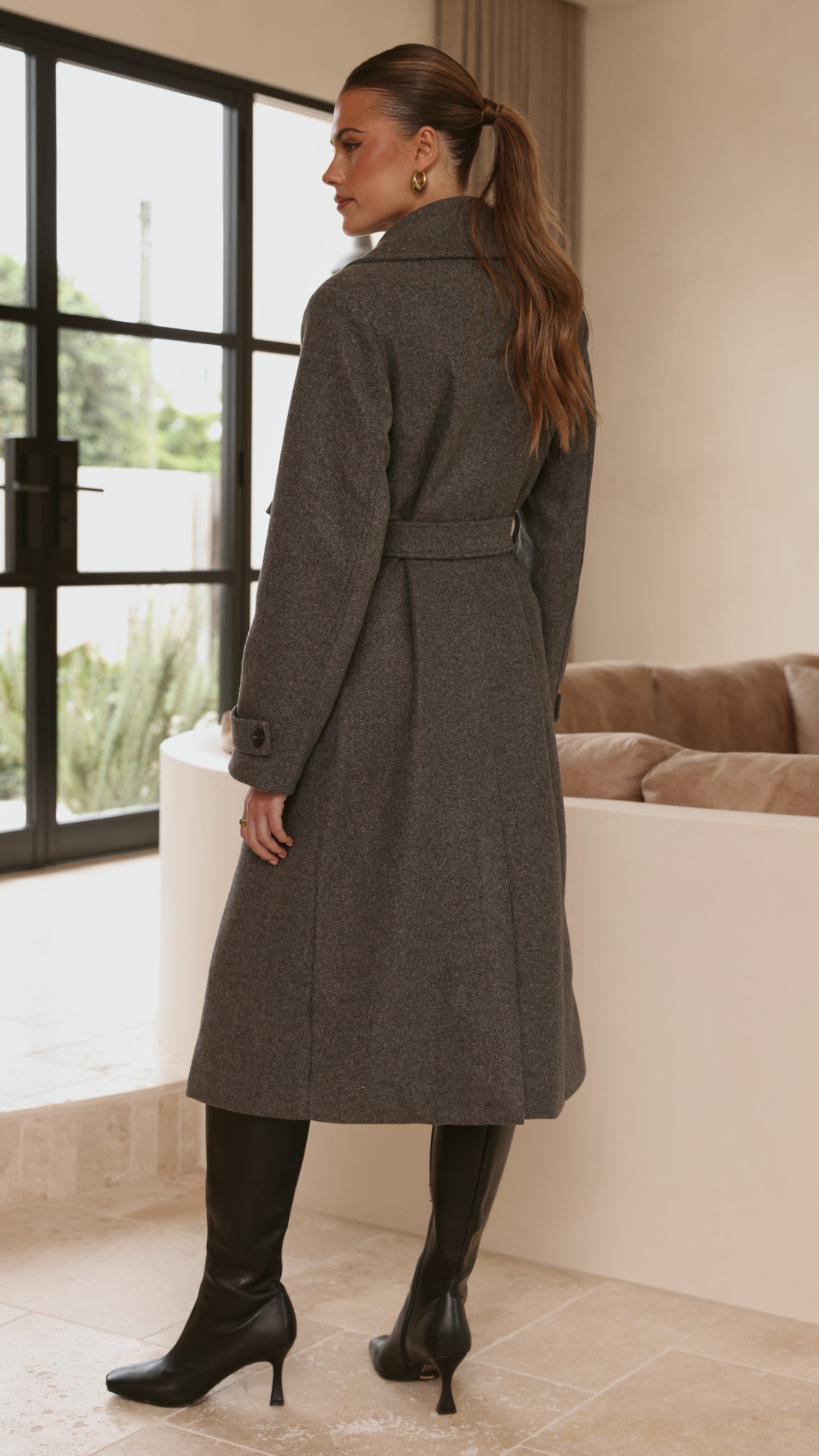 Aspen Coat - Charcoal
