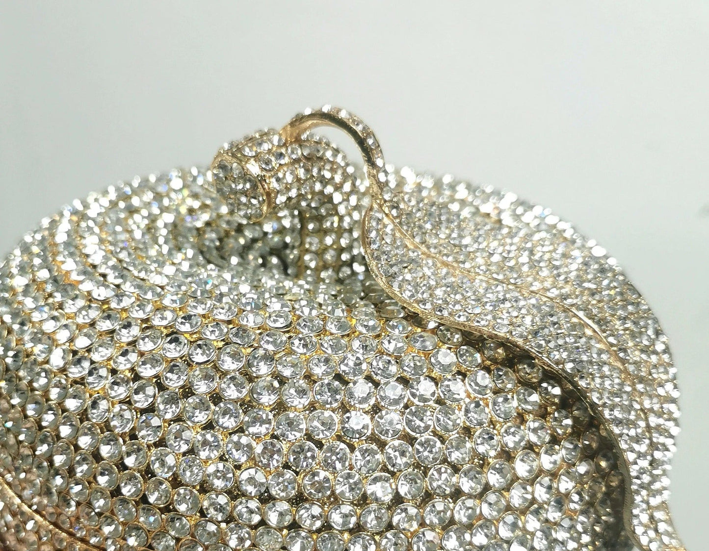 3D Apple Rhinestone Handbag