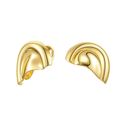 Ear Shaped Clip On Earrings