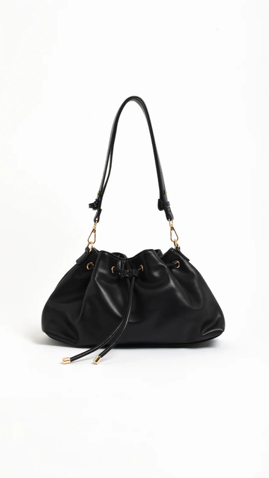 Scout Gathered Handbag - Black
