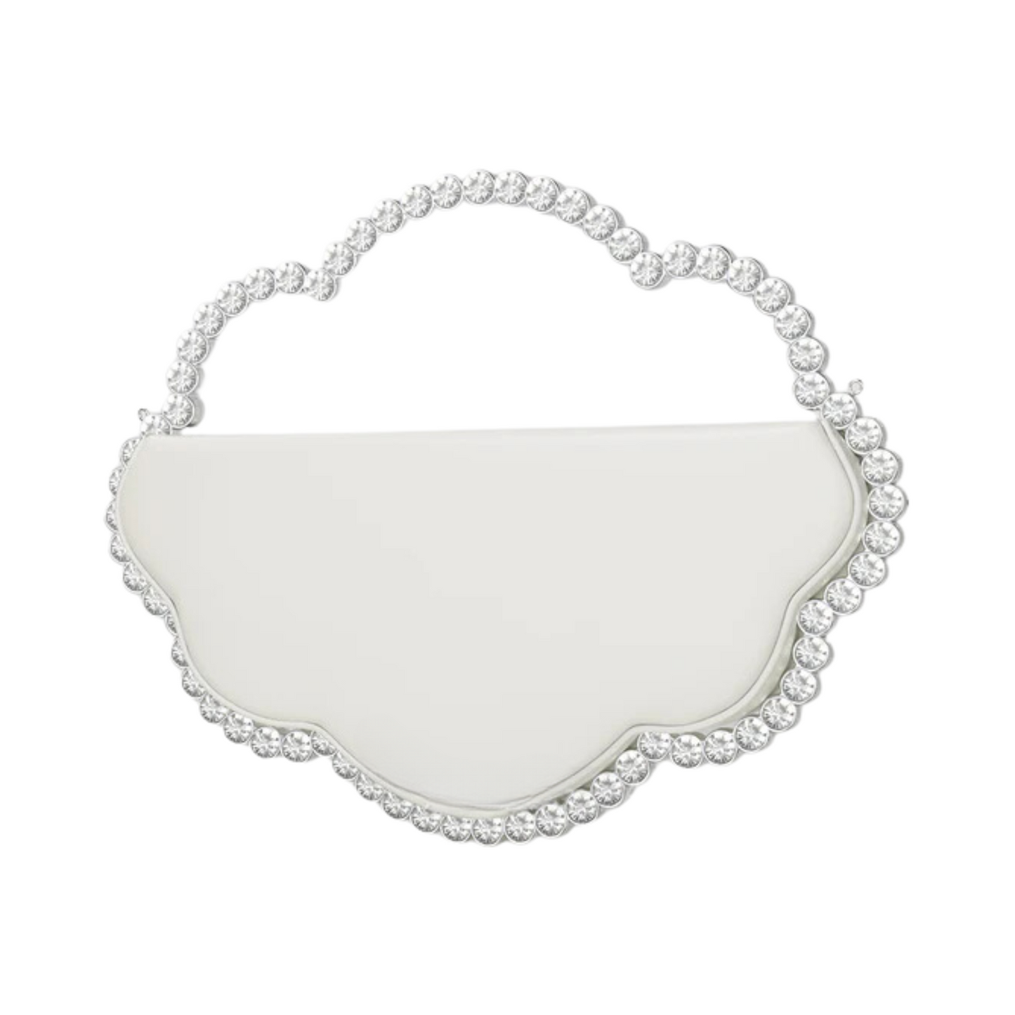 Crystal Cloud Faux Leather Bag