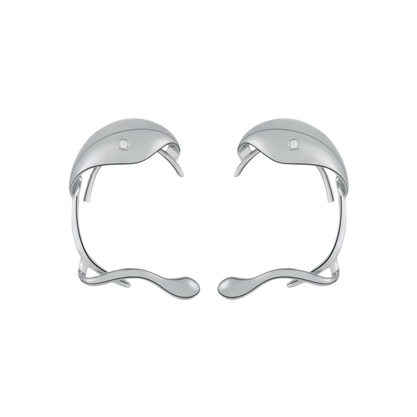 Snake Copper Ear Cuffs Earrings