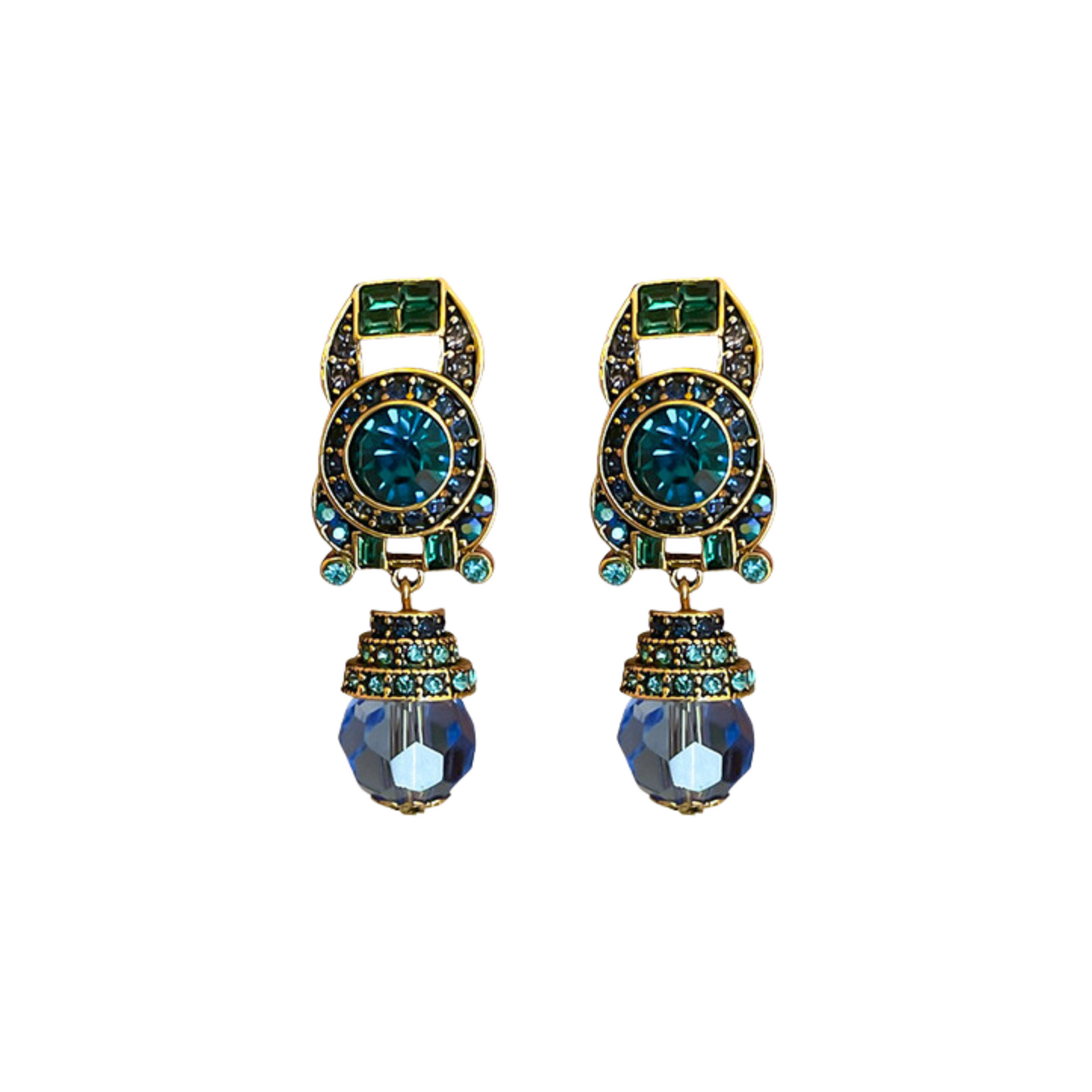Pre Order:  Azure Dangling Clip Earrings
