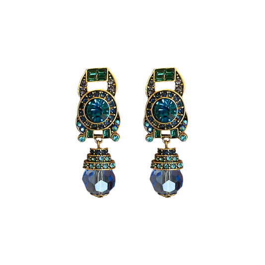 Pre Order:  Azure Dangling Clip Earrings