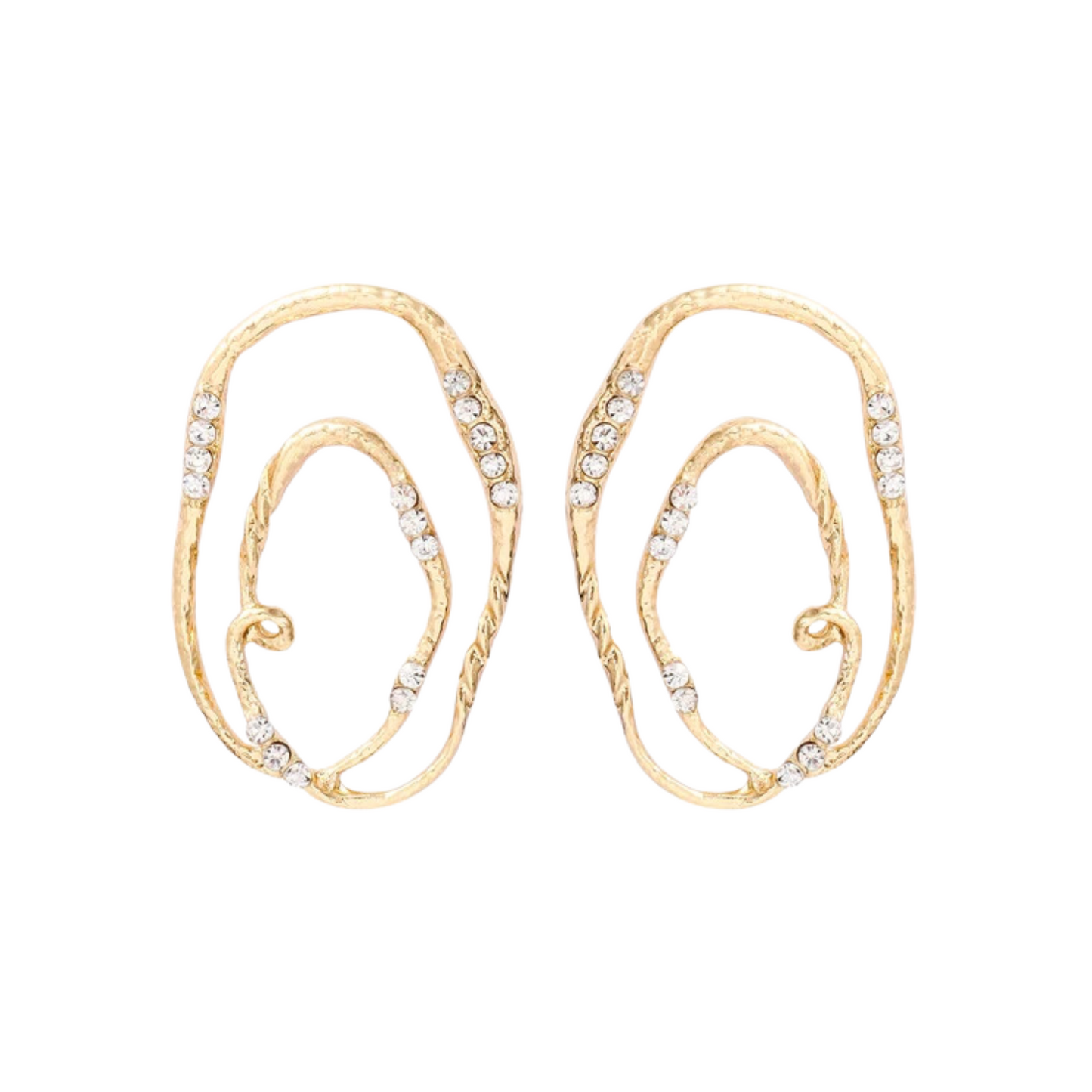 Assorted Design Gold Plated Earrings