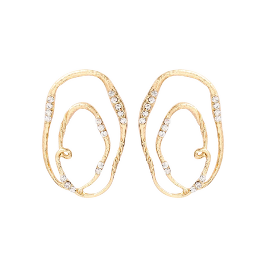 Assorted Design Gold Plated Earrings