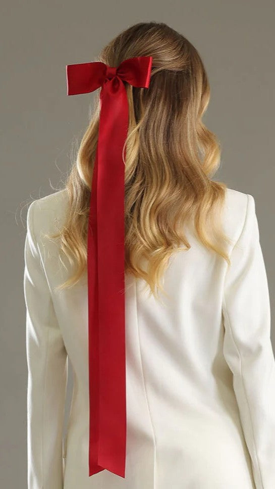 Lala Hair Bow - Red