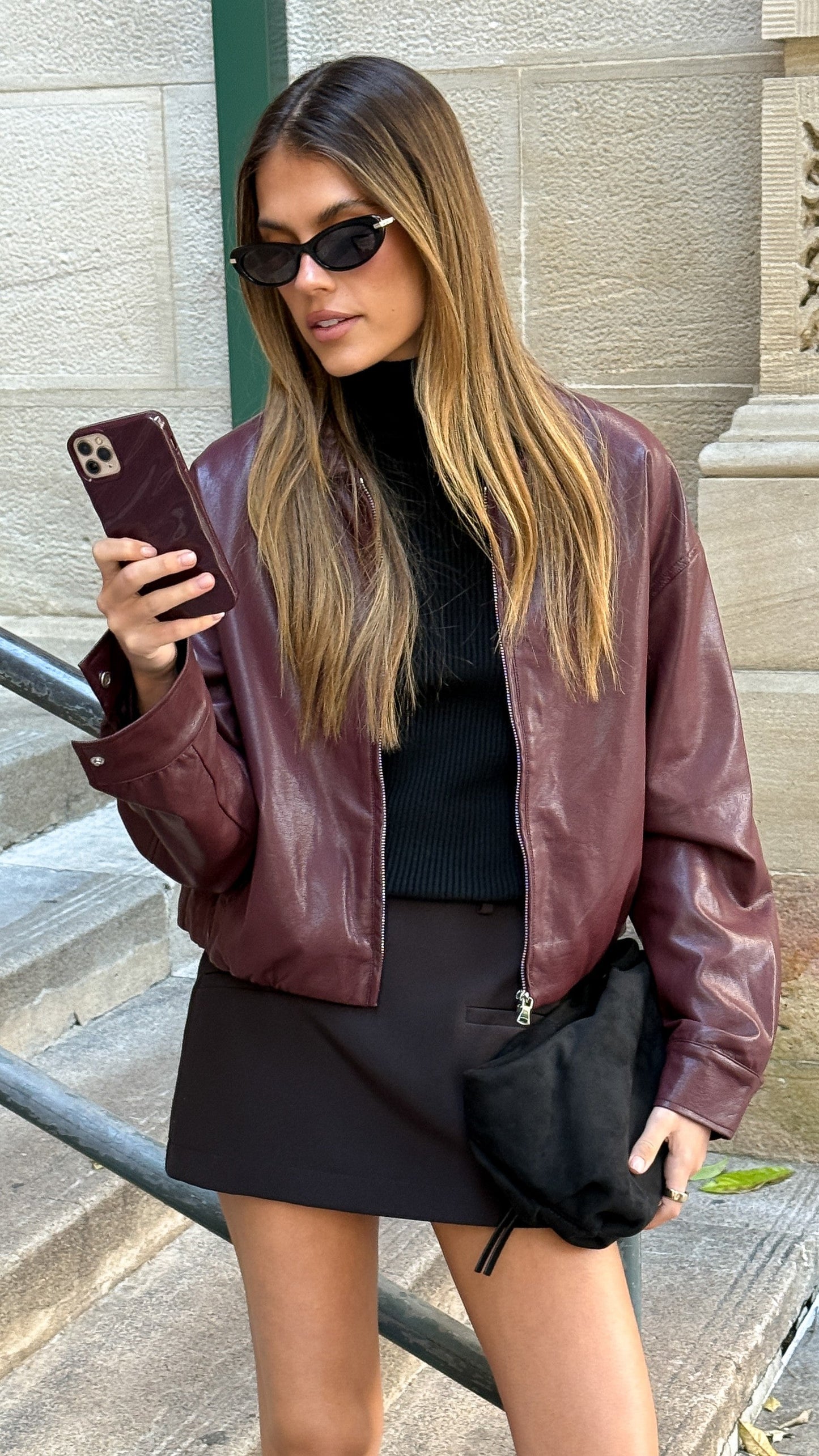 Quinn Jacket - Wine