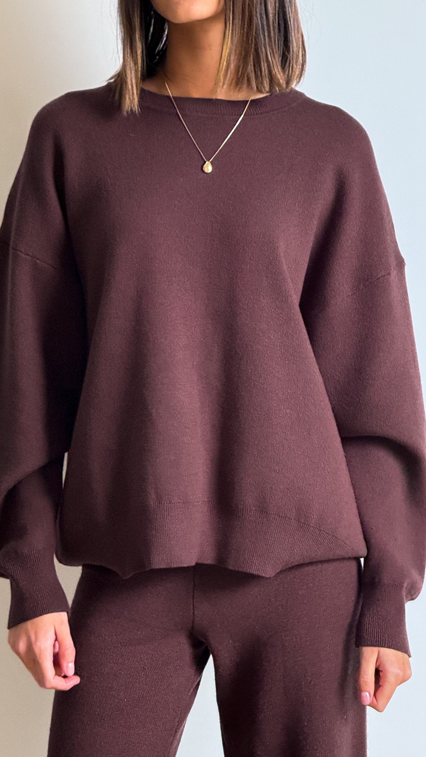 Celeste Sweater - Chocolate