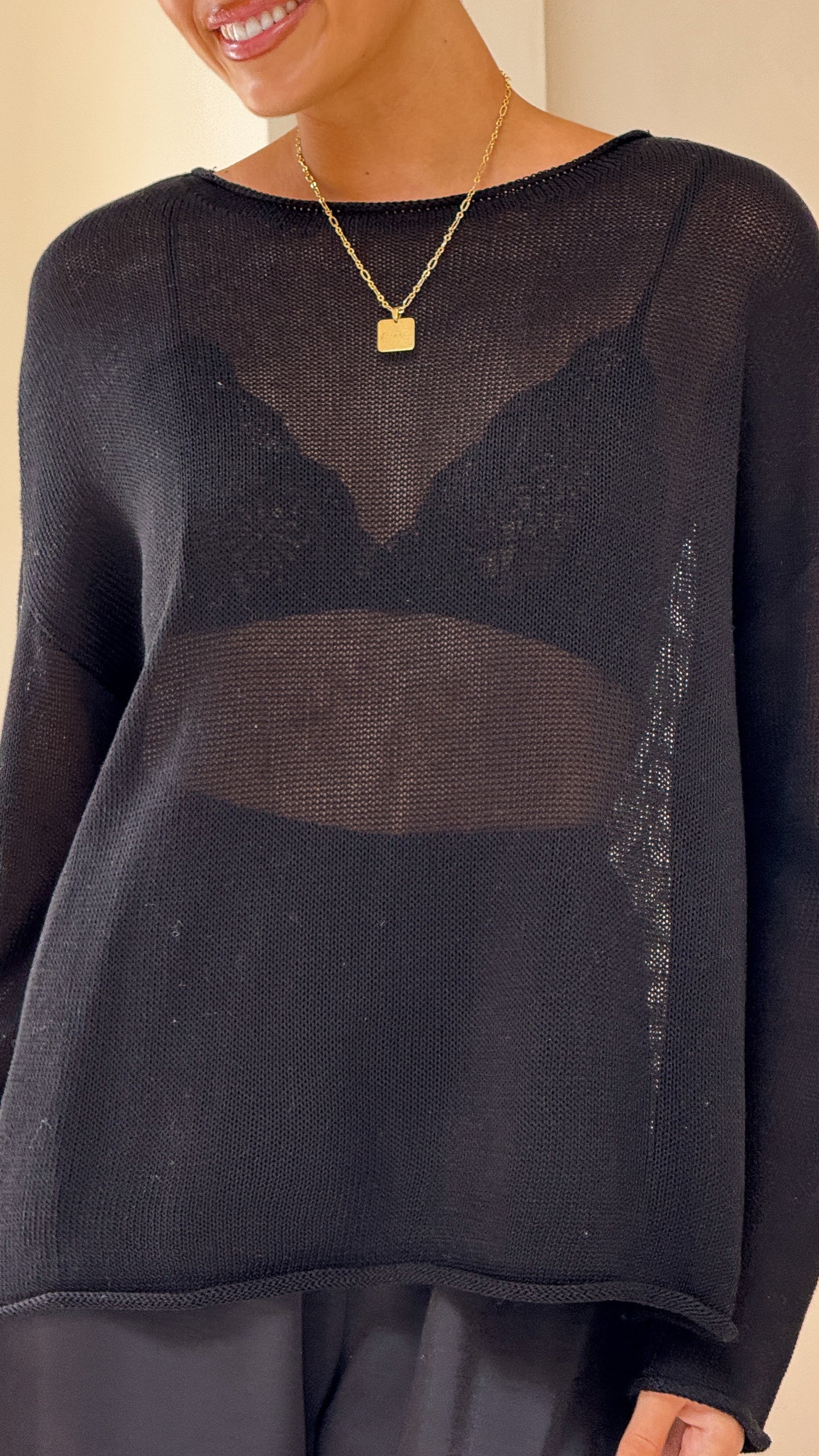 Lakoa Knit Top - Black