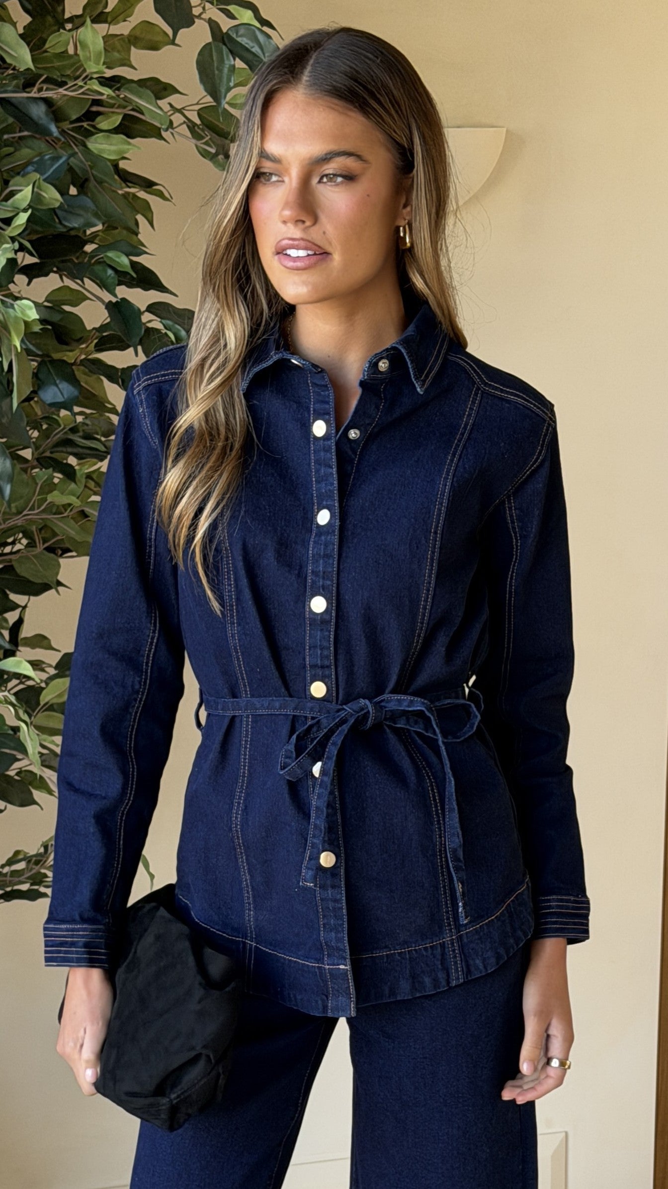 Selene Denim Jacket - Indigo