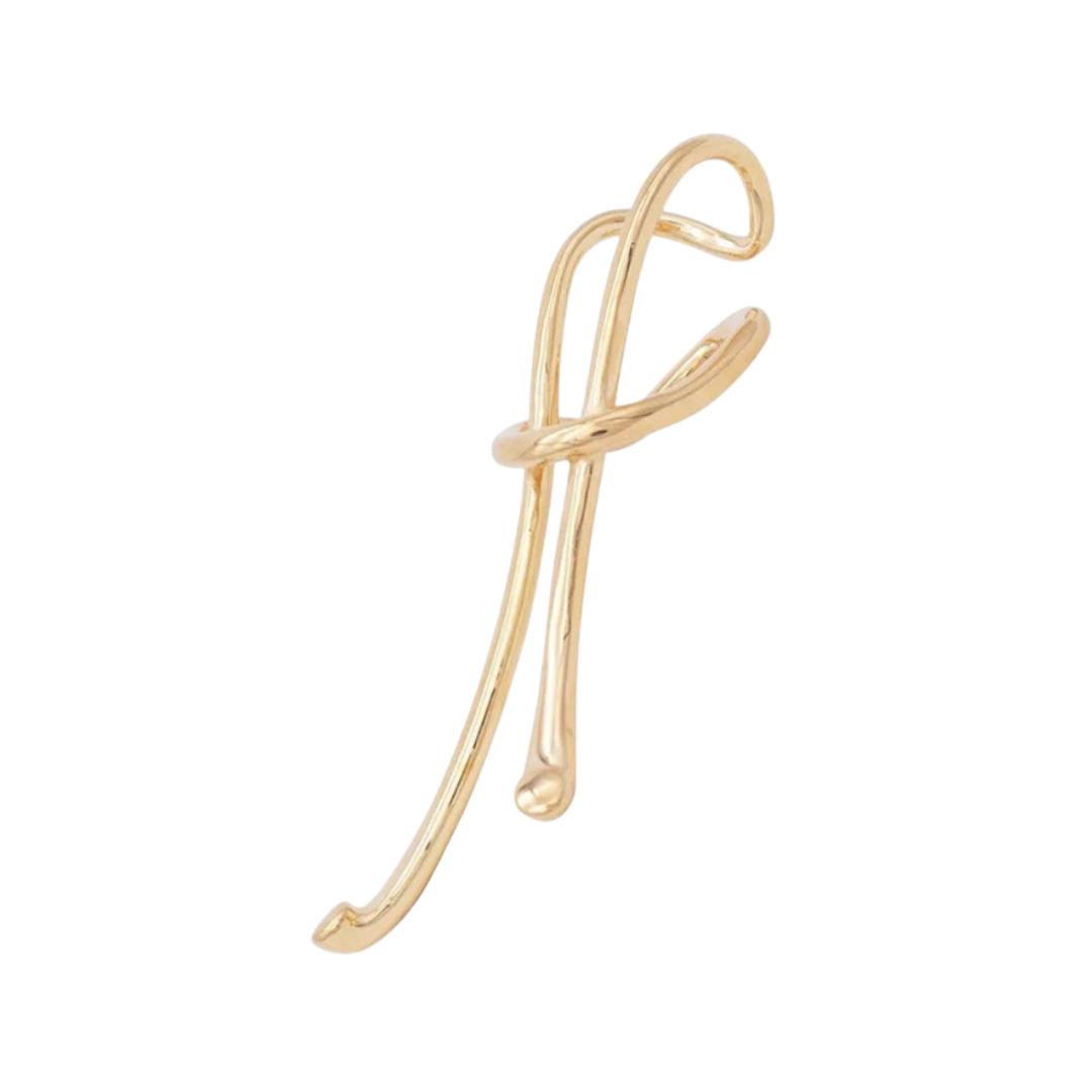 Alloy Long Clip Earrings
