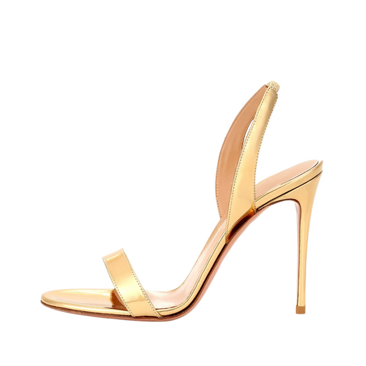 Open Toe Stiletto Heels Sandals